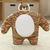 Jouet en peluche tigre paresseux, 6 styles, 47cm, petite tête, ours brun, poupée, cadeaux pour enfants, vente en gros d'usine