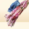 2021 Berömd designer Xin Design Gift Scarf High Quality 100 Silk Scarf Size 180x90CM9237901