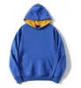 Aangepaste hoodie met twee patronen bedrukt effen kleur herenkleding casual sweatshirt S-4XL 240108