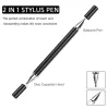 Stylet 2 en 1 pour Smartphone et tablette, crayon capacitif épais et fin pour dessin, universel, pour écran Mobile Android, Note, stylo tactile ZZ