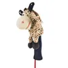 Couvre-têtes de Club de Golf, animaux de dessin animé mignons, couvre-chef en bois, housse de protection pour poupée en peluche, 240108