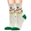 Рождественские женские повседневные хлопковые носки, дышащие высококачественные чулки с мультяшным рисунком, удобные женские носки с милым животным принтом 240108