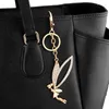 Keychains Fashion Crystal Fairy Angel Keychain Holder For Women Big Gold Silver Color Key Ring Charms Car Jewelry Gifts Kcha07