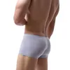 Cuecas fábrica atacado simples masculino boyshort nylon juventude de uma peça confortável e casual cor sólida respirável underwea de cintura baixa