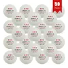 Huieson Three-Star Level Table Tennis Balls 40mm Material ABS 50 100 PCS Training Ping Pong Balls 2.8g White Yellow 240106