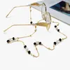 Gold Plated Chain Glasses Reading Eyeglasses Holder Strap Cords Lanyards Sunglasses Chain 240108