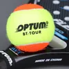 12pcs OPTUM BTTOUR 50 balles de tennis de plage à pression avec sac à bandoulière en maille 240108