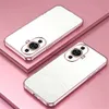 Cell Phone Cases Nova 11 Plating Case Transparent Shockproof Cover For Huawei Nova 11 Pro 7i 8i 9 10 SE Pro Y90 5T Phone Case Soft Capa Nova11L240105