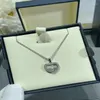 Kettingen 925 Sterling Zilver Drie Diamanten Draaiend Hart Ketting Dames Zoet Romantisch Eenvoudig Mode-sieraden Cadeau