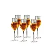 2st -bägare Cordial Whisky Shot 125 ml Glasögon ränder Limoncello Glass Port Glassic Bar and Party Whisky Wine Cup