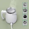 Electric Kettles Mini Health Cup Electric Heating Glass Travel Portable Tea Maker Office Thermos Electric Tea Kettle YQ240109