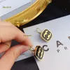 Stud Charm Designer Earrings 18k Gold Plated Earring Luxury Brand Earrings Fashion Jewelry Round Design for Women Wedding Party Accessories Selected Couple Gifts