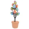 Decoratieve bloemen Paasei Potplanten Party Decor Kunsteieren om schuim tafelbladdecoraties te versieren