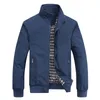 Primavera otoño casual sólido moda delgada chaqueta de bombardero hombres abrigo llegada chaquetas de béisbol para hombre M6XL 8XL Top 240108