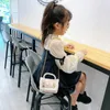 Girl's Crossbody Bag Flower Pearl Handbag Bow-knot Rabbit Shoulder Pocket Coin Purse Kids Princess Messenger Bag Birthday Gift 240108