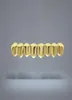 Grillz Dental Body Drop Delivery 2021 Mens Gold Grillz Set Fashion Hip Hop Jewelry High Quality Eight 8 Top Tooth Six 6 Bottom T804714647