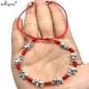 12 Pieces Eight Elephants Red Thread Screw Knot Bracelet Can Be Given As A Gift To Represent Good Luck 240109