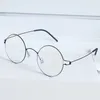 Danemark Lunettes en alliage sans vis Cadre Hommes Femmes Rond Ovale Simple Classique Ultra Léger Lecture Étudiant Myopie Lunettes 240109