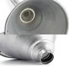 Automotive Metal Tratt Steel Bendable Spout Oil Fill Motorcykel Diesel Bensin Bensinfyllning Flexibel slangrör bred mun med filter ZZ