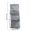 Opbergtassen 6 zak handtas plank multifunctioneel hangende houder transparante 360 graden roterende haak voor deurkast garderobe