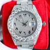 Diamentowe zegarki Designerskie zegarki dla męskiego automatycznego ruchu mechanicznego Wodoodporna bransoletka 42 mm Sapphire Stal nierdzewna 904L Na rękę Montre de Luxe Prezent