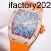 Vs Factory Watch Richa Tourbillon Swiss Automatic Ruch RM023 Złot z diamentowym zestawem mechanicznym Sports Sports Single 7 7