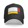 Boll Caps Mondrian Style Abstrakt Art Baseball Cap | -F- | Solhat man hat kvinnor