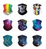 Masks 3D Starry Sky Scarves Masks Insect Prevention Handwarp Multifunctional Skull Cycling Bandanas Unisex Skull Neck Gaiter Scar8623831