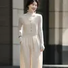 Casual Dresses Pure Cashmere Women's Dress Sweater Solid Color Sticked Exquisite Long Sleeveless Pullover Line