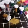 24 Colors Diamond Shimmer Glitter Powder 20g for Temporary Tattoo Kids Face Body DIY Nail Painting Decoration Art Tool 240108