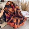 Winter Neue Karierte Gedruckt Quaste Mode Kaschmir Modische Süße Schal Mittellange Dicke Warme Schal