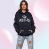 Lente nieuwe vrouwenmannen hoodies king queen geprinte sweatshirt minnaars paren hoody sweatshirt casual pullover sportkleding tracksuits y6635416