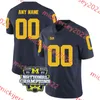 Josaiah Stewart Drake Nugent Michigan Wolverines Football 2024 Джерси Джерси сшита, сшитый Ladarius Henderson AJ Barner Brian Griese Michigan Jerseys