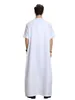 Ethnic Clothing Summer Abayas Eid Musulman De Mode Homme Man Abaya Muslim Dress Robe Saudi Arabia Kleding Mannen Kaftan Oman Islam