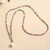 Pendant Necklaces Bohemian Seashell Beads Necklace For Women Double Layer Bead Cute Summer Beach Vacation Bikini Chains