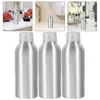 Storage Bottles 3 Sets Aluminum Refillable Squeeze Travel Shower Essential Oil Perfume