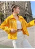 Women's Jackets Ladies Jean Top Fashion Tassel Denim Jacket 2024 Candy Color Large Size Loose Short Outwear