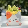 Planters POTS Burger and Fries Series Animals Planters Decorative Flower Pots For Succulents Plants Container Pencil Holder Home Garden Decor YQ240109