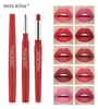 MISS ROSE doppia testa opaca rossetto impermeabile lip liner 10 colori per opzione Rotazione automatica multifunzione8061596