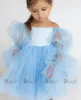 Born Baby Girls Robe d'anniversaire pour les tout-petits Robe de fête de mariage blanche Cérémonie de baptême Robe pour 3Y Infantil Vêtements Enfants 240108