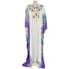 Robes africaines pour femmes printemps été Polyester impression longues Robes musulman Abaya vêtements 240109