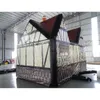 10 мл x 6 МВт, оптовая продажа, гигантская надувная палатка в форме дома для паба, надувные ирландские бары с бочками для вечеринки на открытом воздухе