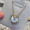 Car tires's necklace Classic Popular temperamen High version double sided talisman for womens collarbone pendant light luxury and With Original Box