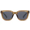 Occhiali da sole Swanwick Fashion Polarized Men TR90 Occhiali da sole quadrati per donna Unisex Nero Marrone 2024 Stile europeo Drop