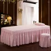 Ensembles de literie Massage Spa linge de lit épais draps couvre-lit housse de couette 4-6 pièces ensemble de Salon de beauté de haute qualité taille personnalisée # s