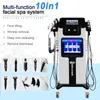 Machine faciale SPA Dermabrasion resurfaçage de la peau Hydro traitement propre du visage RF BIO microcourant Hydra Microdermabrasion