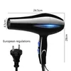 Sèche-cheveux professionnel à ions négatifs, haute puissance 2200W, silencieux, pour Salon de maison