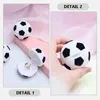 Jewelry Pouches Football Ring Box Soccerball Wedding Holder Sports Case Flocking Plastic Embryo Engagement Bride Bridal Shower Gift