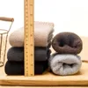5 paia di calzini di lana da uomo caldi invernali calzini da donna maschili super spessi in lana merino solida contro la neve fredda calzini termici in spugna 240109