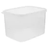 Platen herbruikbare broodcontainer opslag bin clear box toast organizer